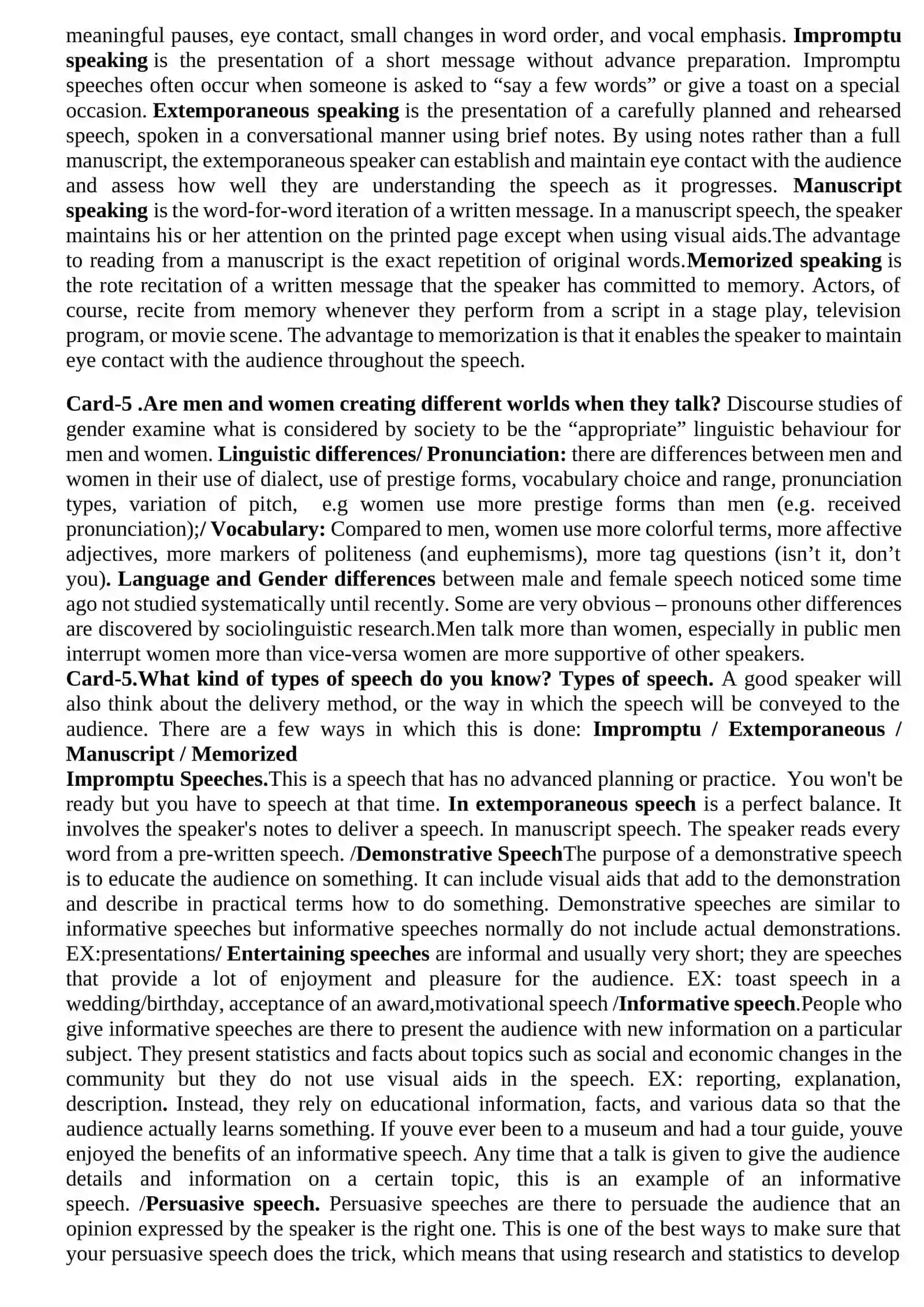 Distinction between Written and Spoken Discourse 4