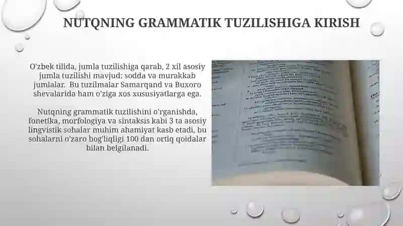Nutqning grammatik tuzulishini va uni shaklantirish metodikasi 4