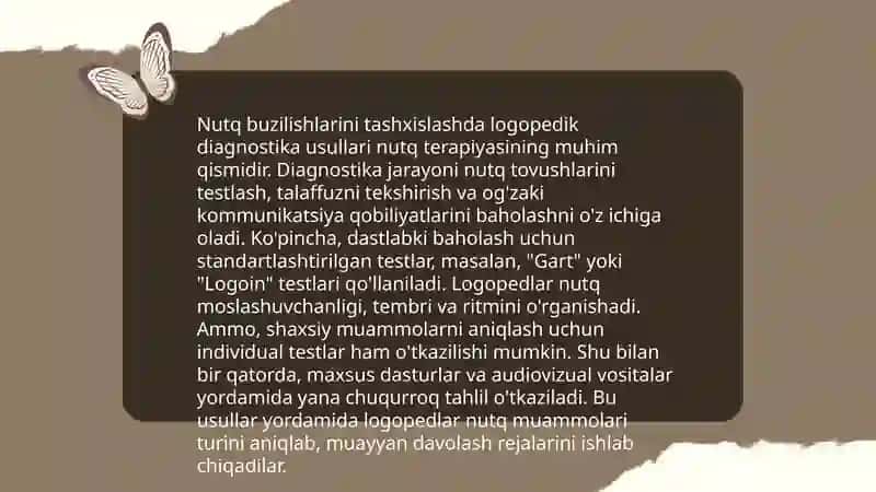 Bolalar serebral falajida kuzatiladigan nutq buzilishlari va ularni bartaraf etish reabilitatsiyasida logopedik diagnostika usullari 4