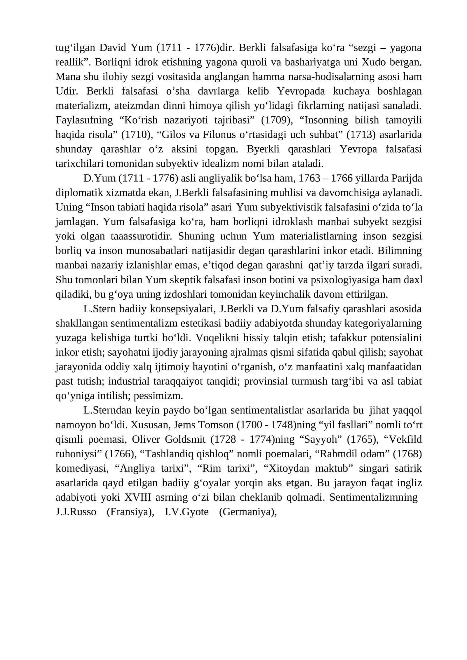 SHARQ VA GʻARB BADIIY TAFAKKURIDA SENTIMENTALIZM, ROMANTIZM, NATURALIZM, REALIZM 4
