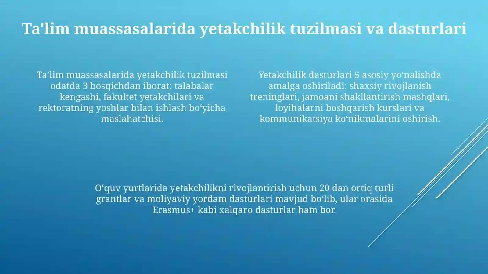 Yoshlar Yetakchiligining Zamonaviy Usullari 4