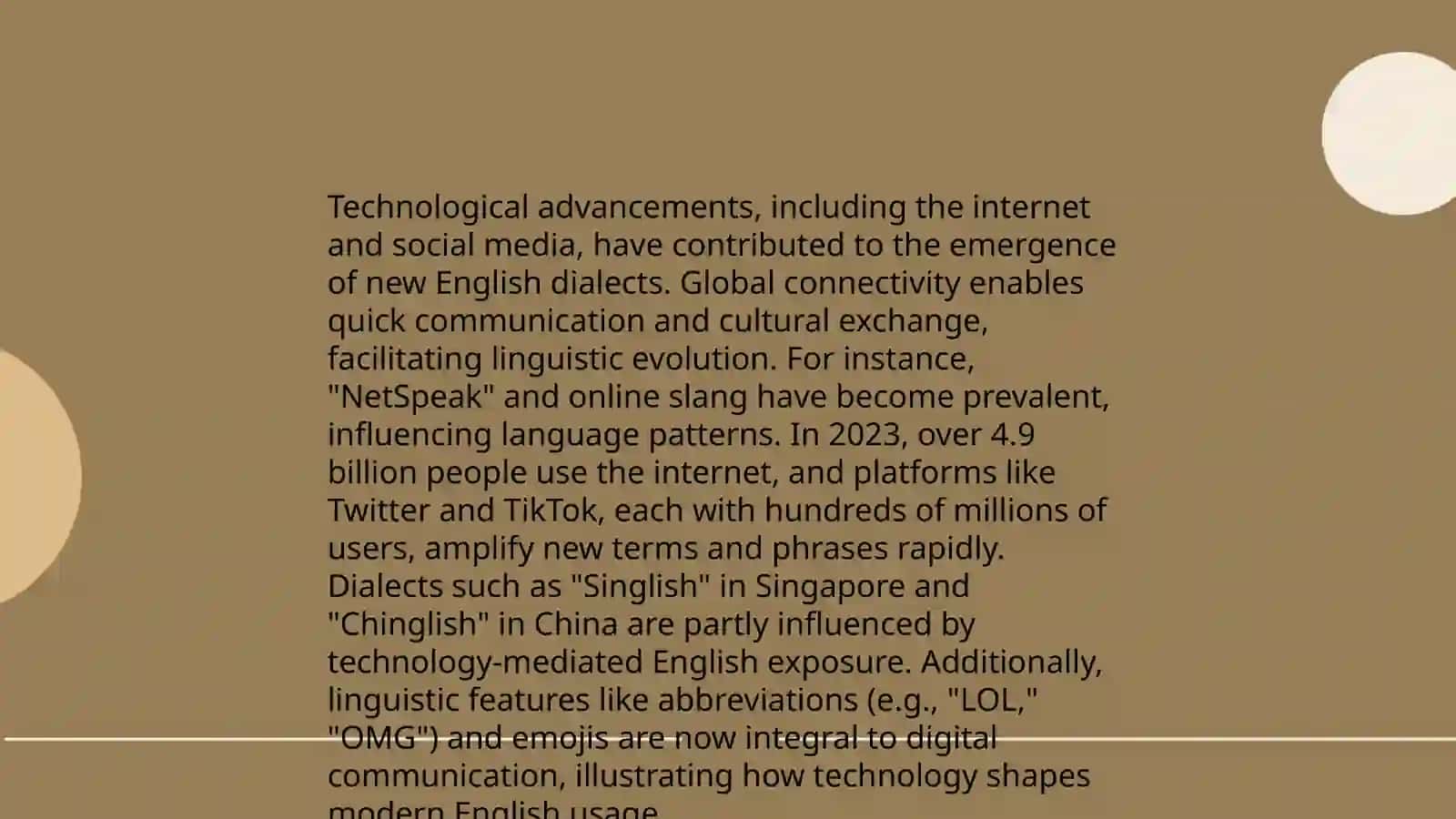 Language change and the factors that influence it 4