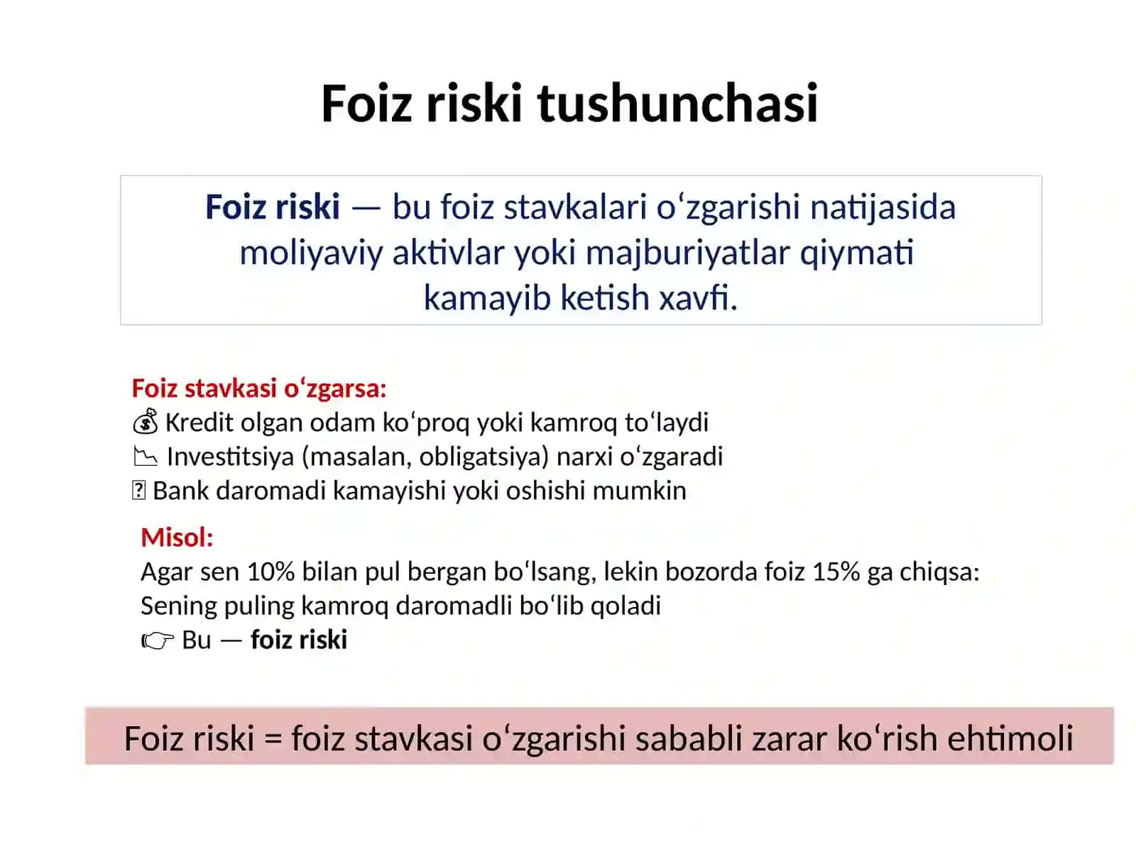 Foiz riski 4