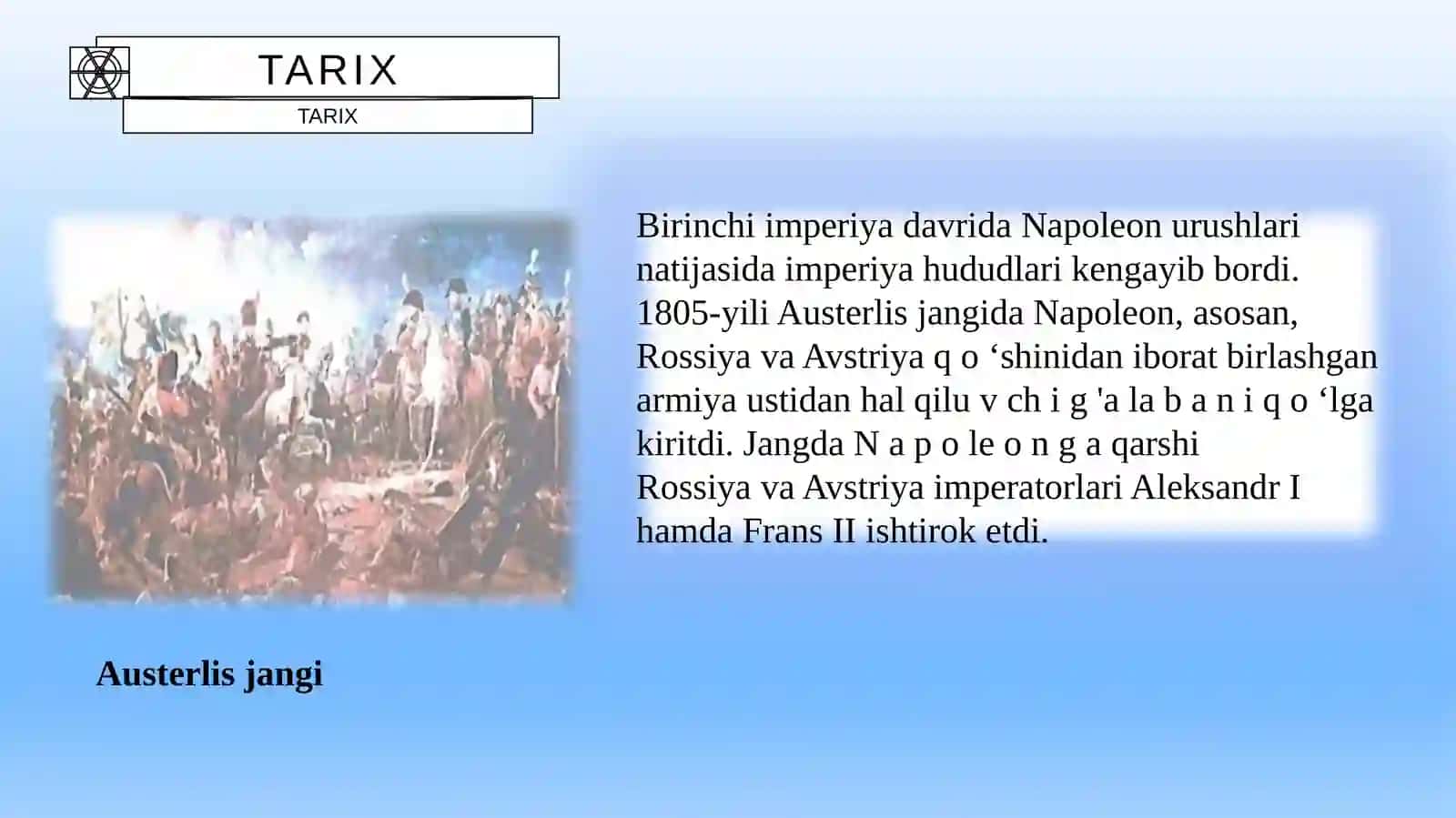8-sinf Jahon tarixi fanidan 1800-1870 yillarda Fransiya dars ishlanma 4