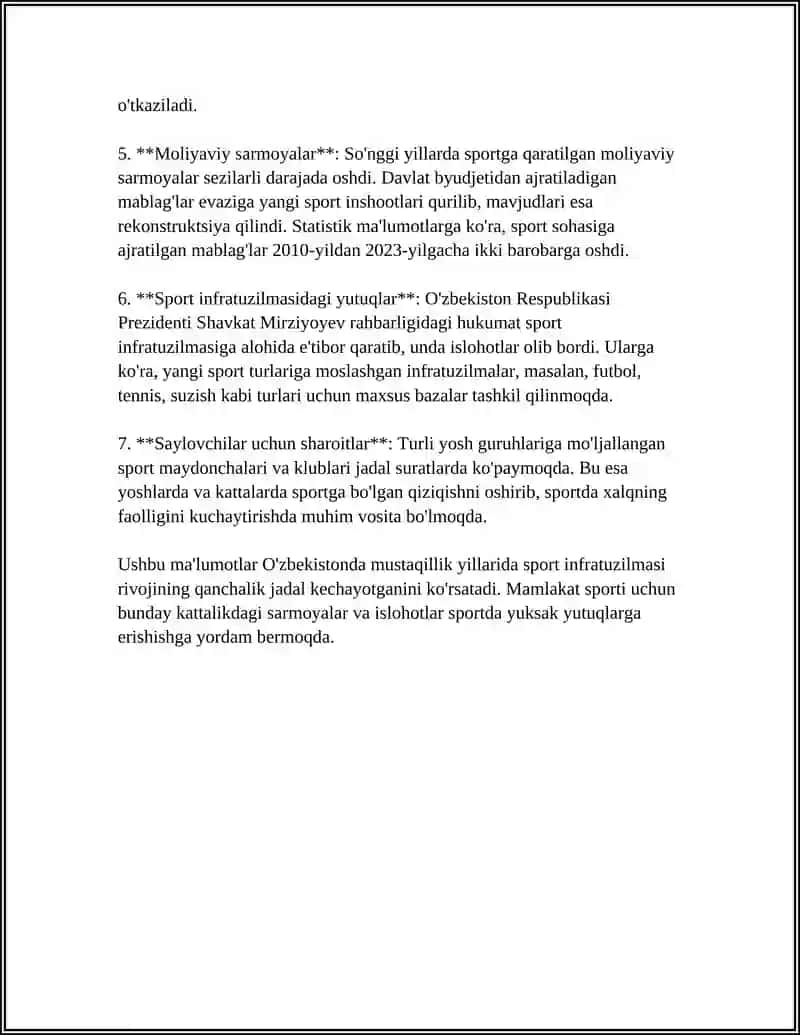 MUSTAQILLIK YILLARIDA SPORT SOHASI RIVOJI 4