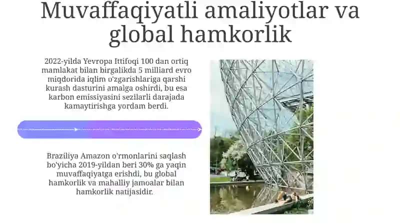 Antropogen emissiyalarining biosferaga salbiy ta'sirini kamaytirish yo'llari 4