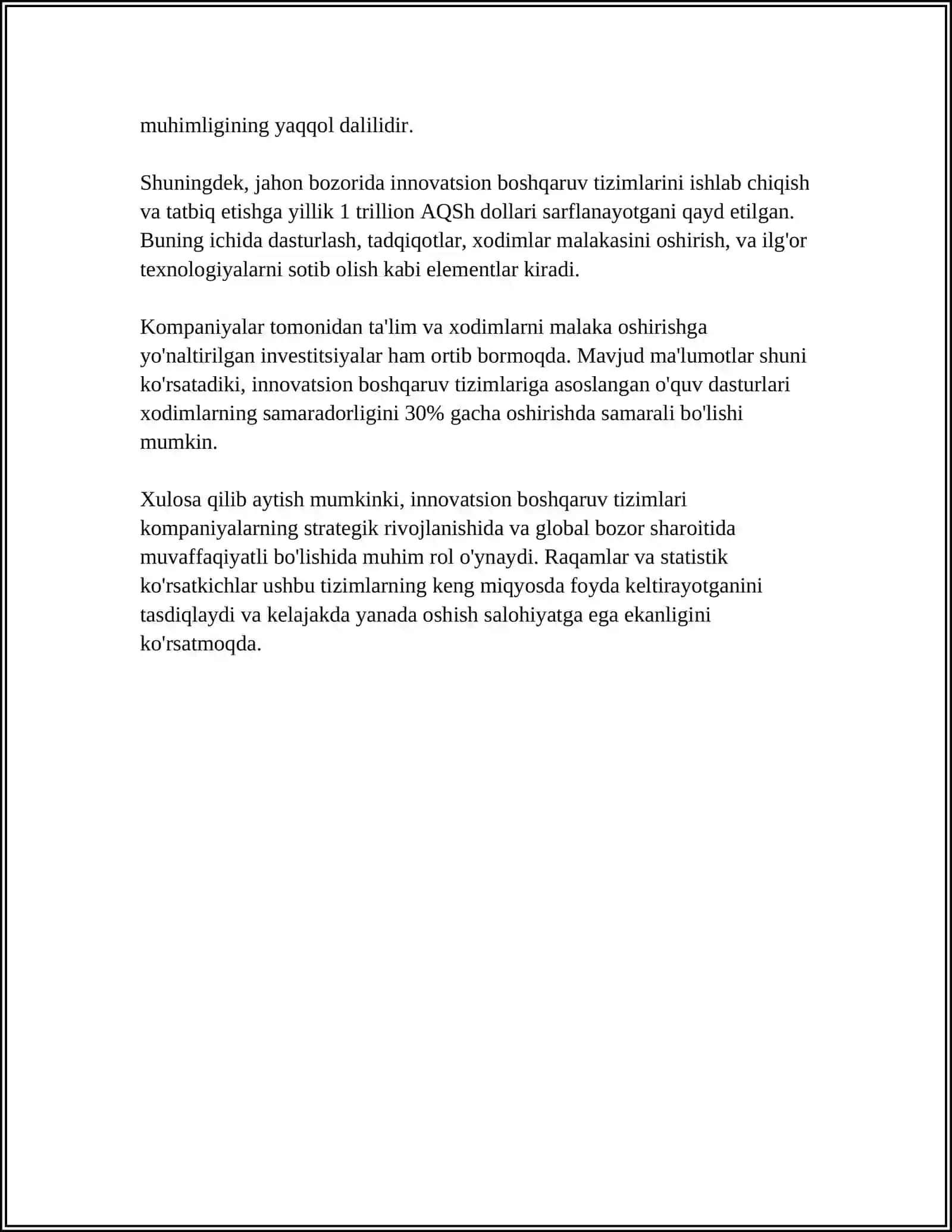 INNOVATSION SOHADA KADRLARNI BOSHQARISH TIZIMI 4