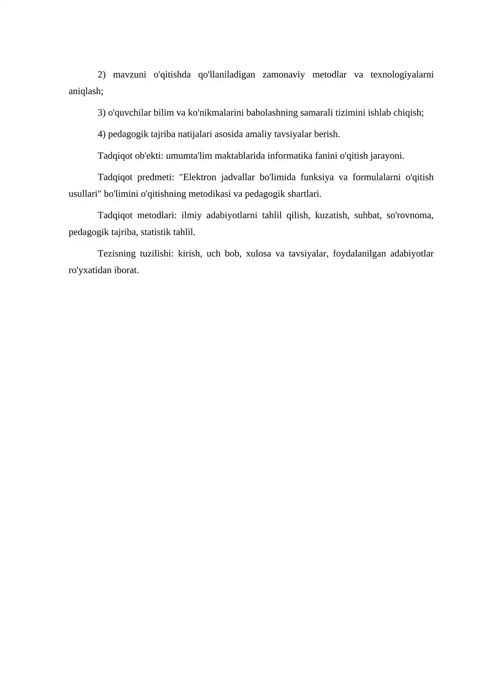 ELEKTRON JADVALLAR BO'LIMIDA FUNKSIYA VA FORMULALARNI O'QITISH USULLARI 4