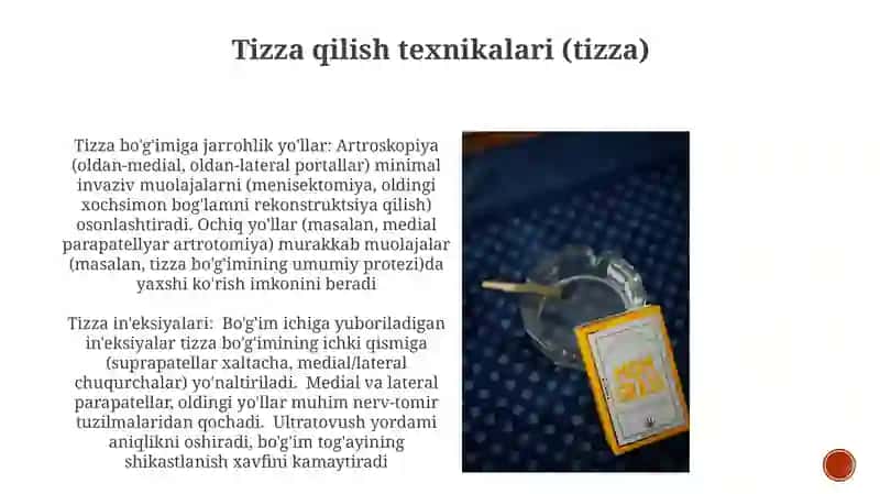 Tizza Bo'g'im Punksiyasi Texnikalari 4