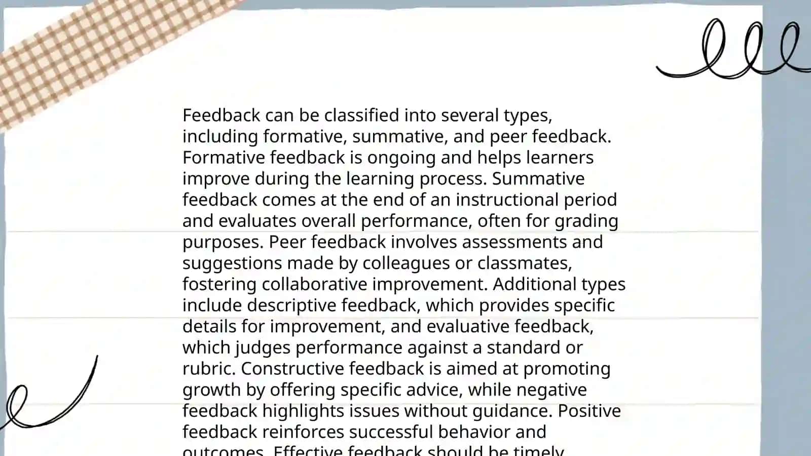 Feedback Techniques 4