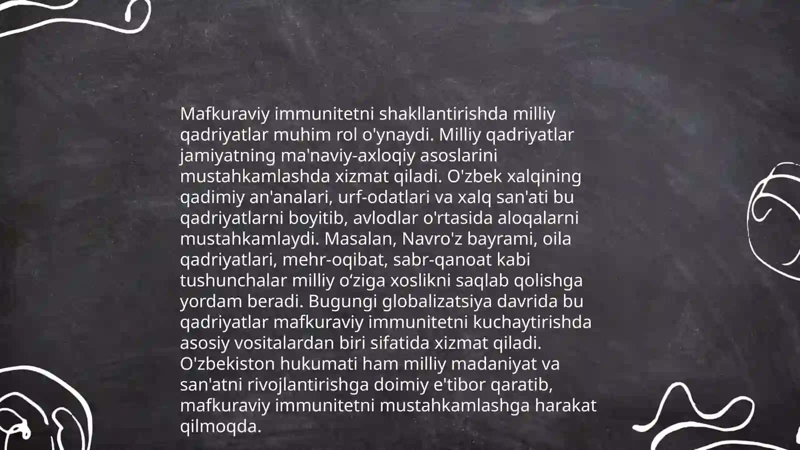 Yoshlarda mafkuraviy immunitetni mustahkamlashda milliy gʻoyaning ahamiyati 4
