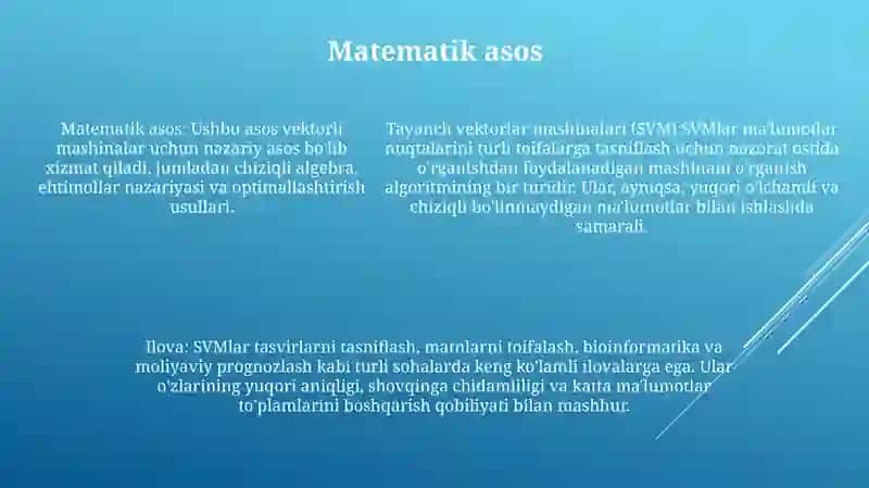 Tayanch Vektorlar Mashinalari 4