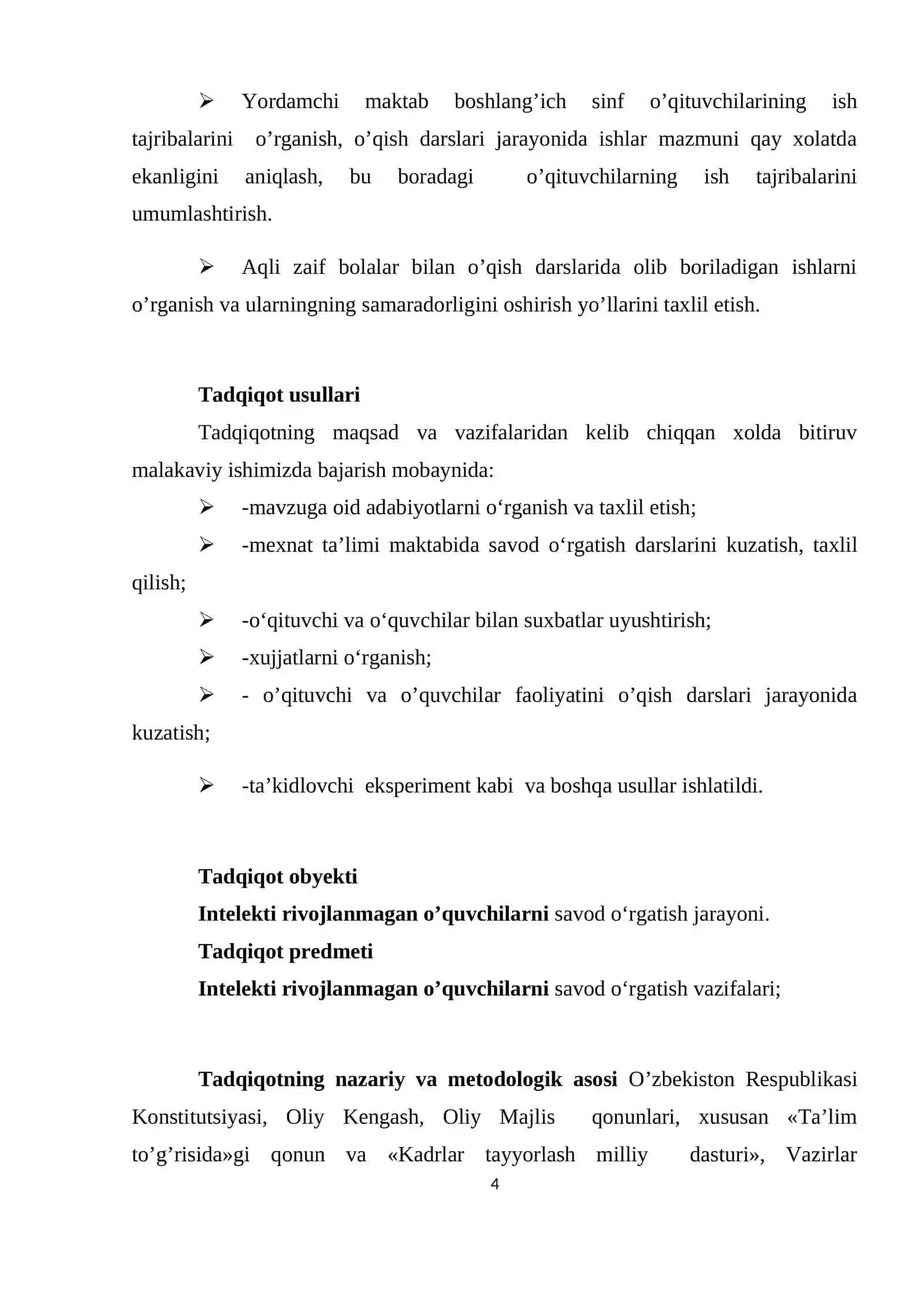 Intelekti rivojlanmagan o’quvchilarni savodga o’rgatishning o’ziga xos xususiyatlari 4