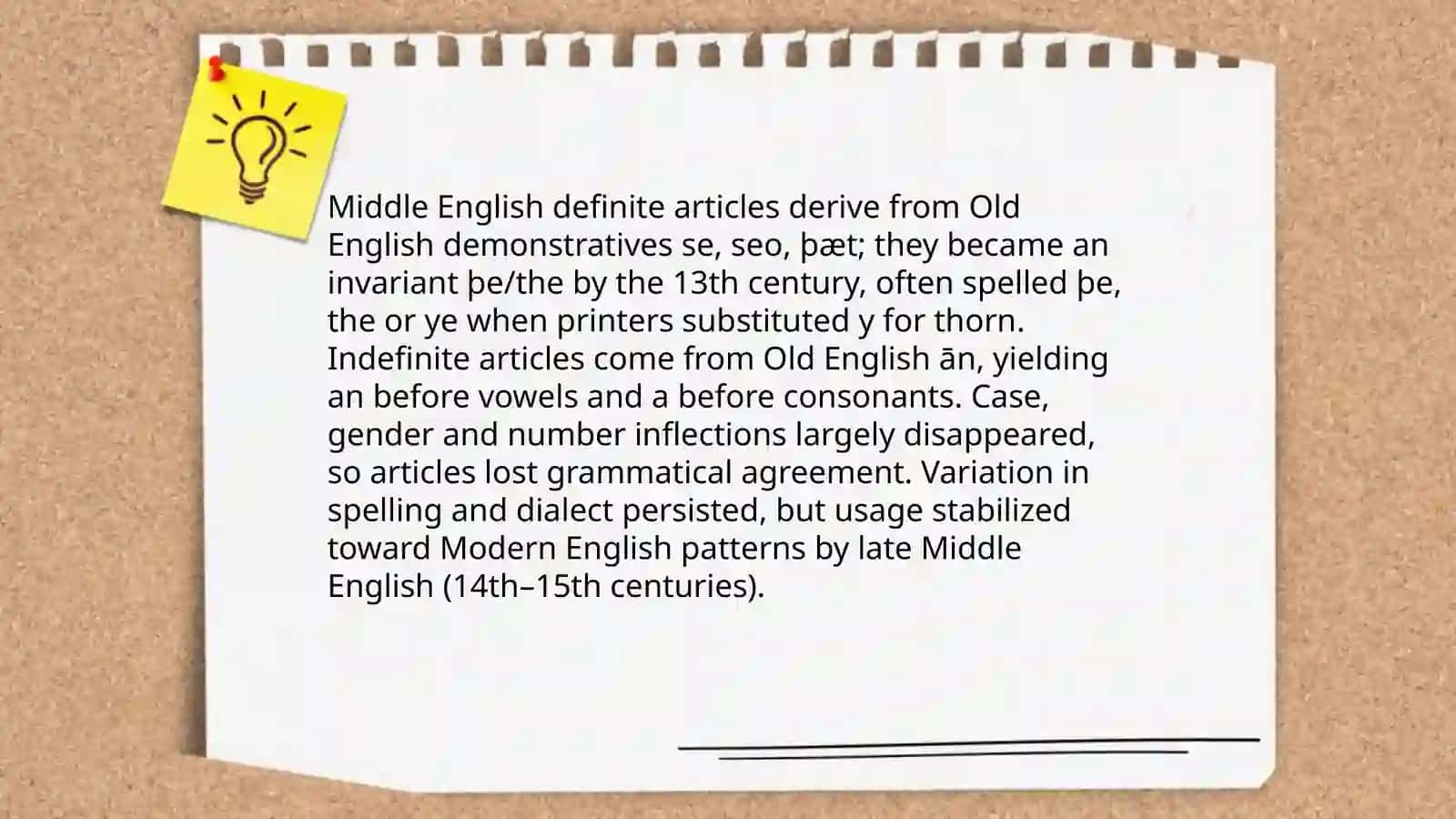 Middle English Grammar 4