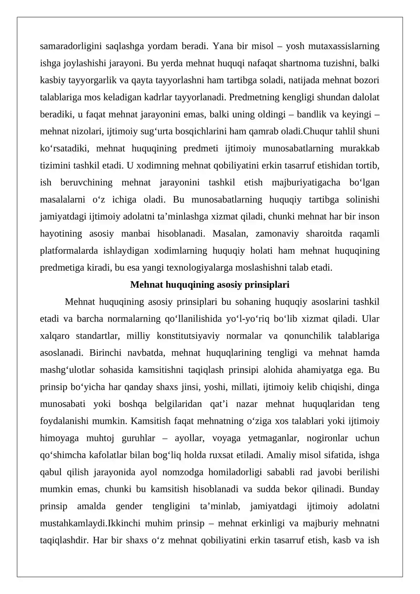 Mehnat huquqi va uning inson huquqlari bilan o‘zaro bog‘liqligi 4