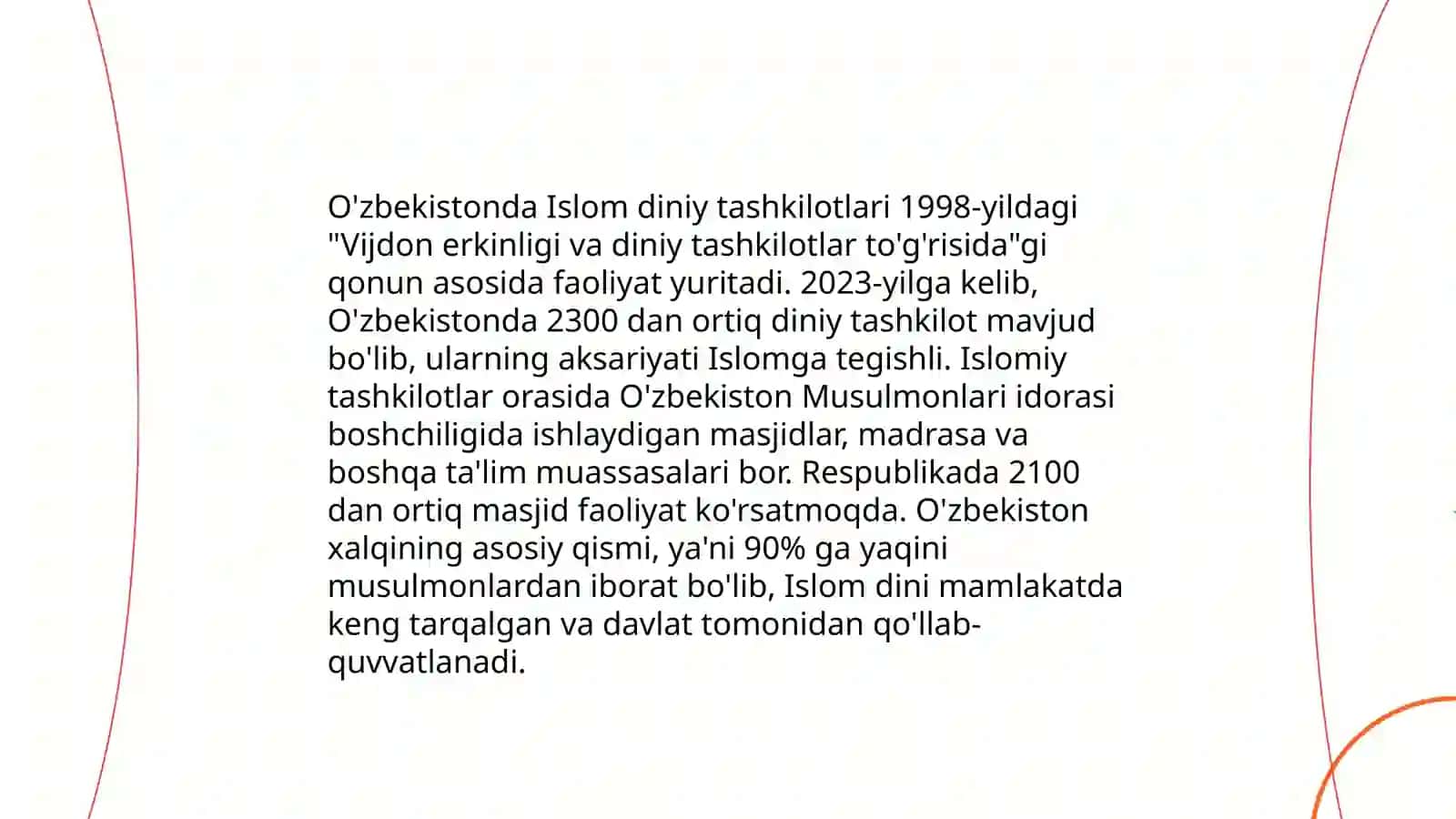 O'zbekistonda faoliyat yurituvchi diniy tashkilotlar 4