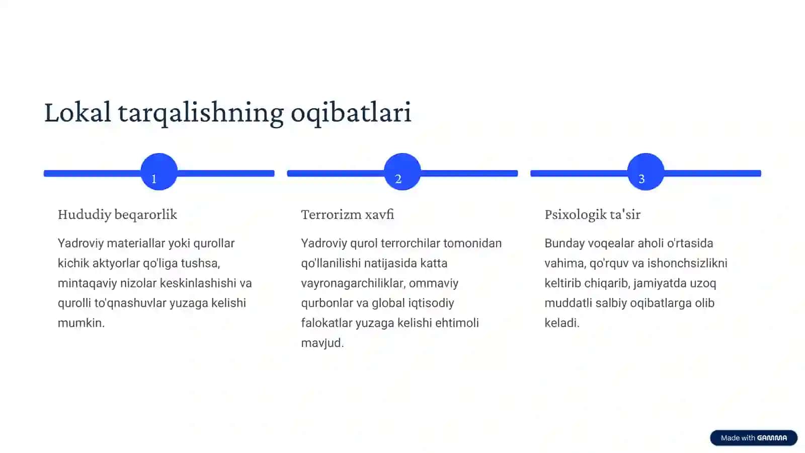 Yadroviy qurollarning tarqalish darajasiga qarab Lokal va Mahalliy: Tushunchalar va Xavflar 4