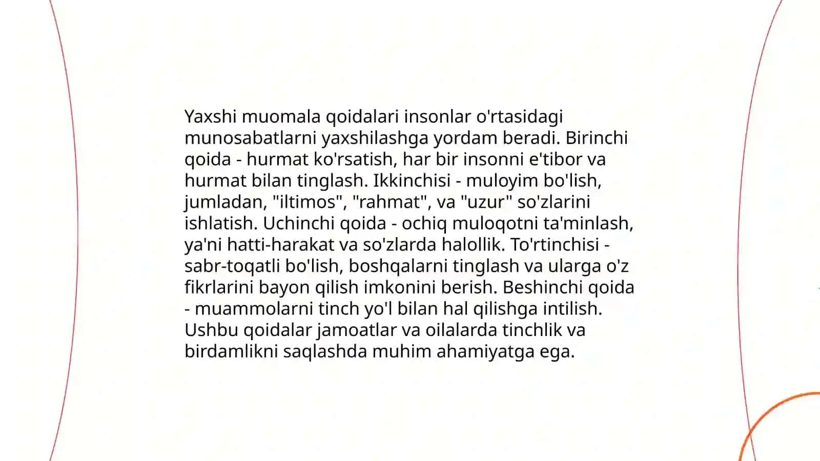 Oʻrta guruh uchun Xushmuomalalik alifbosi 4