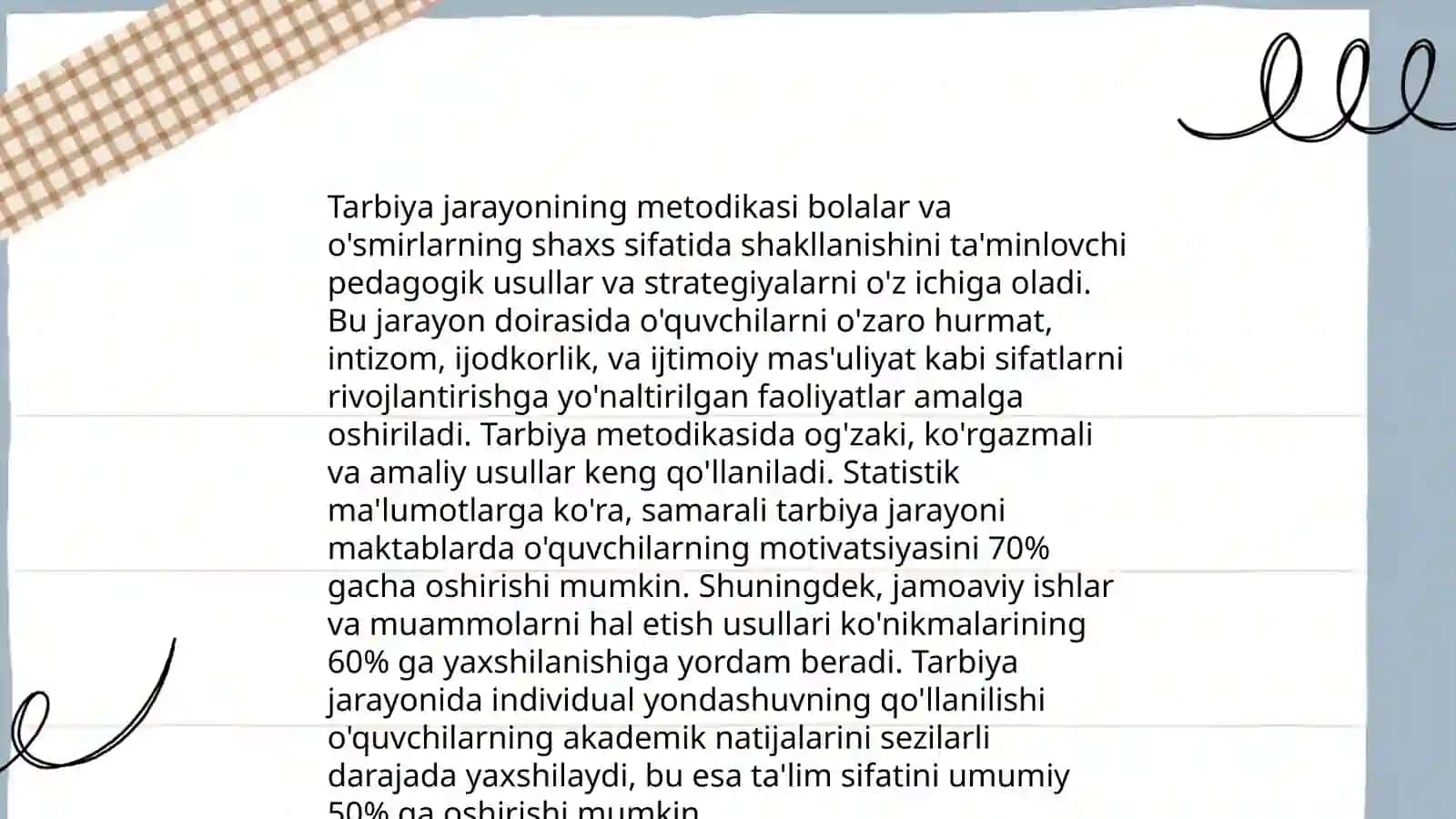 Ta'lim va tarbiyaning mohiyati 4