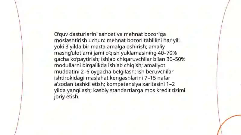 Professional ta’limga dual o‘qitish tizimini tatbiq etish istiqbollari 4