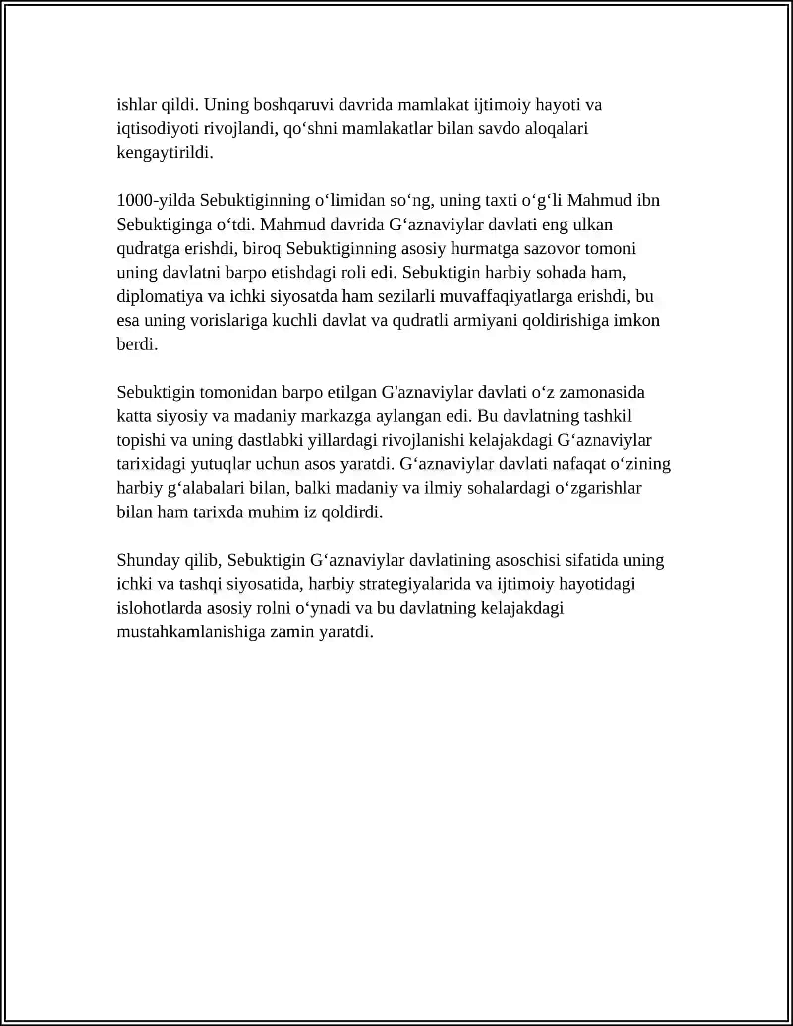 REFERAT G'AZNAVIYLAR 4