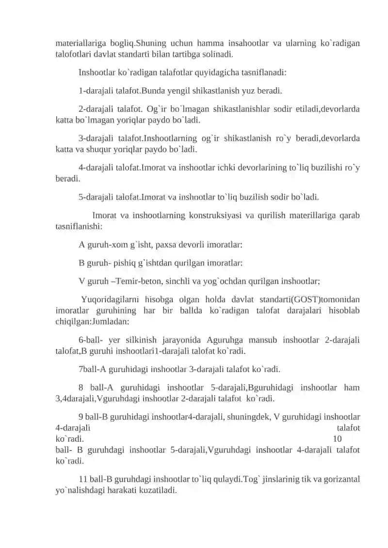 Tabiiy ofatlar turlari 4