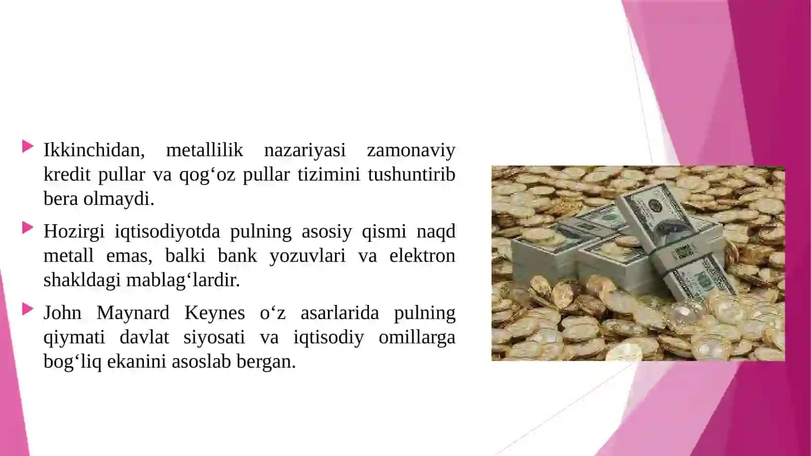 Pulning metallilik nazariyasiga nisbatan tanqidiy qarashlar 4