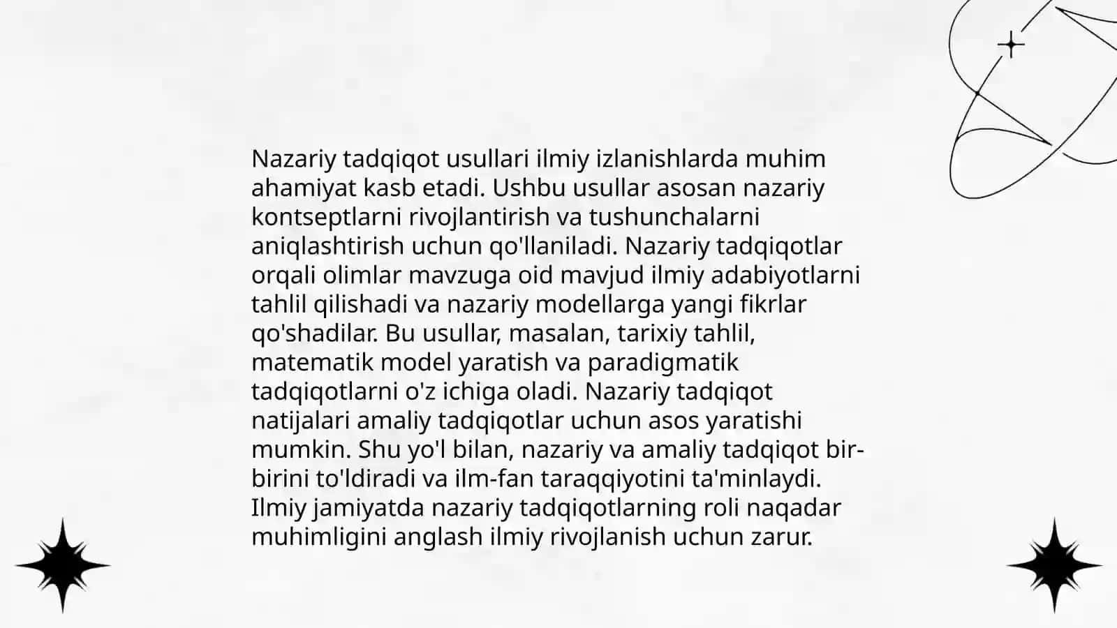 Pedagogika fanining ilmiy tadqiqod metodlari haqida tushuncha 4
