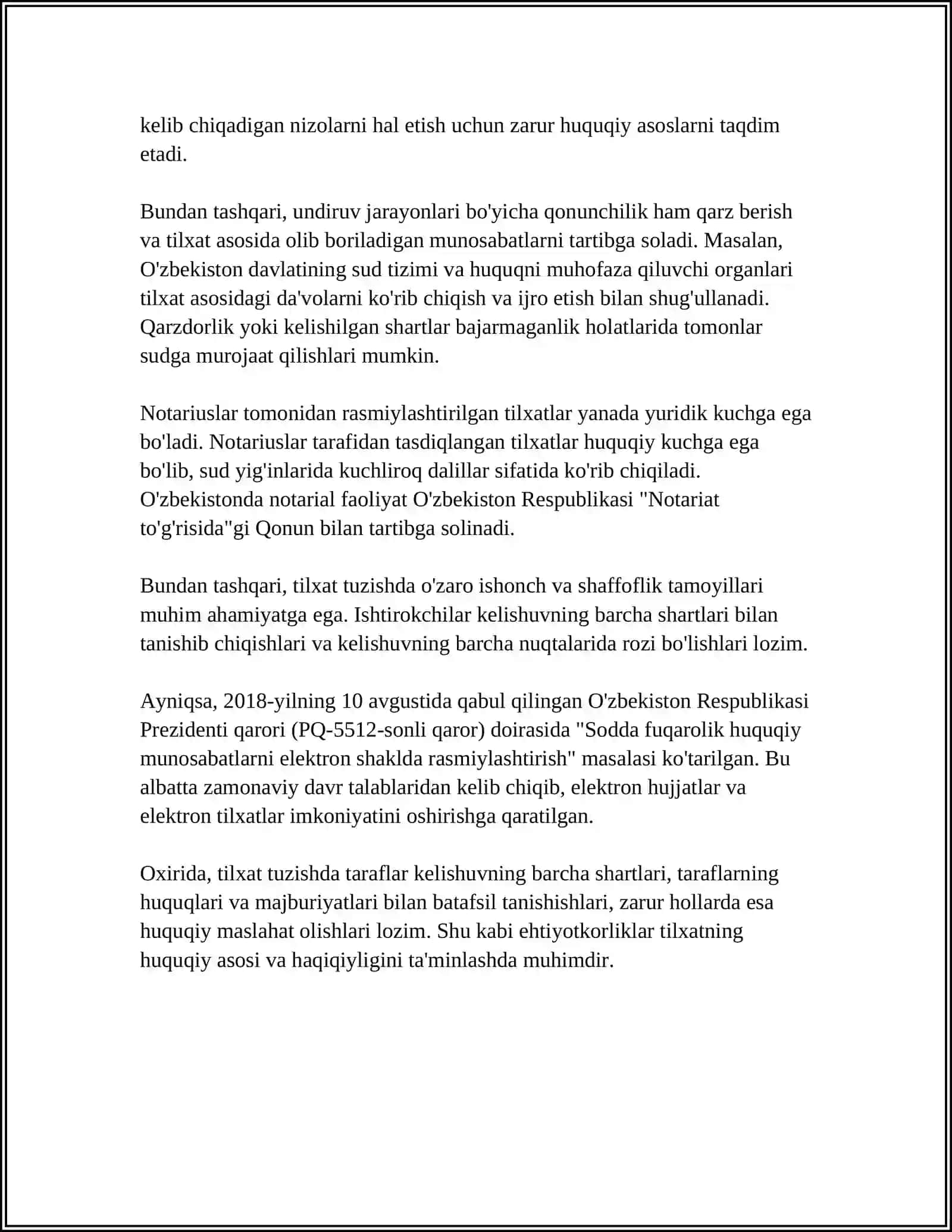 TILXAT HAQIDA UMUMIY MAʼLUMOT 4
