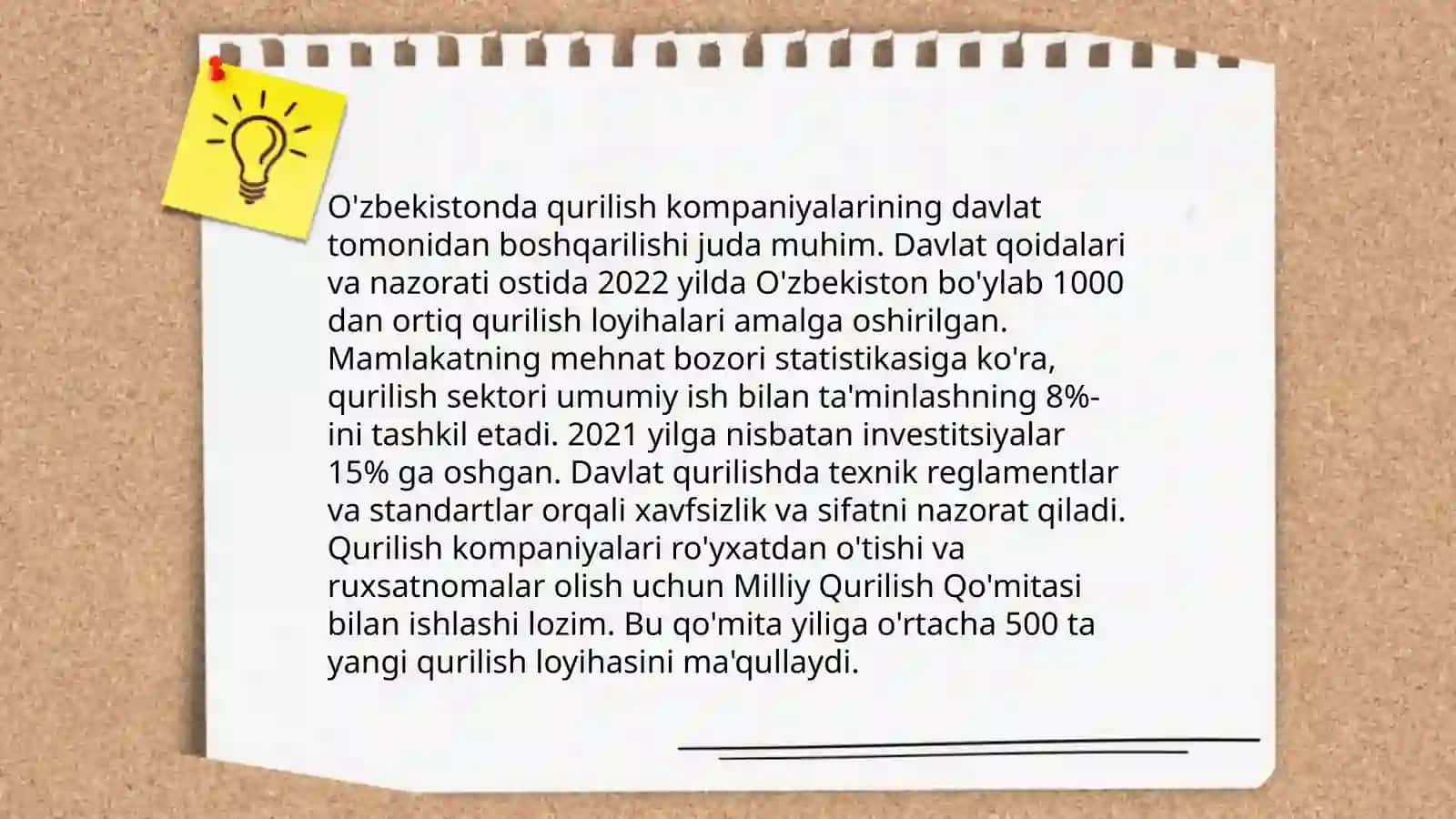 Qurilish sohasidagi davlat korxonalari va tashkilotlari 4