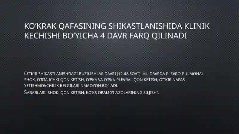 Bolalardagi ko'krak qafasi a'zolarining yopiq shikastlanishi 4