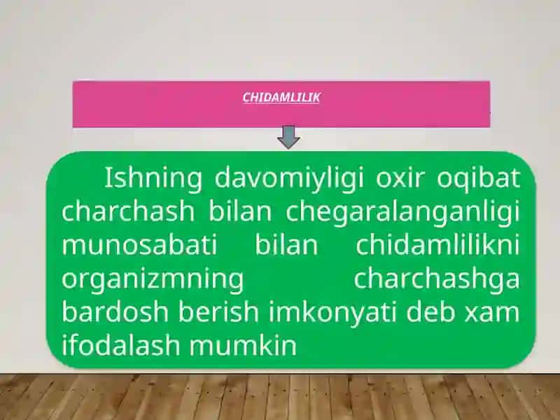Chidamlilik qobiliyatini tarbiyalash 4