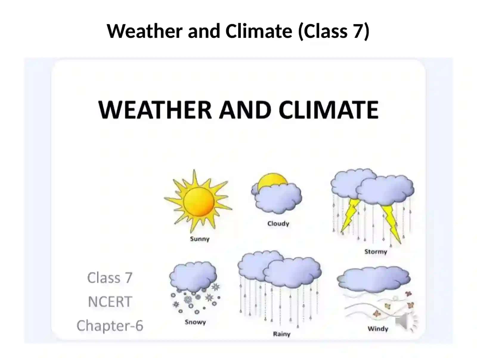 Weather and Climate Overview 4
