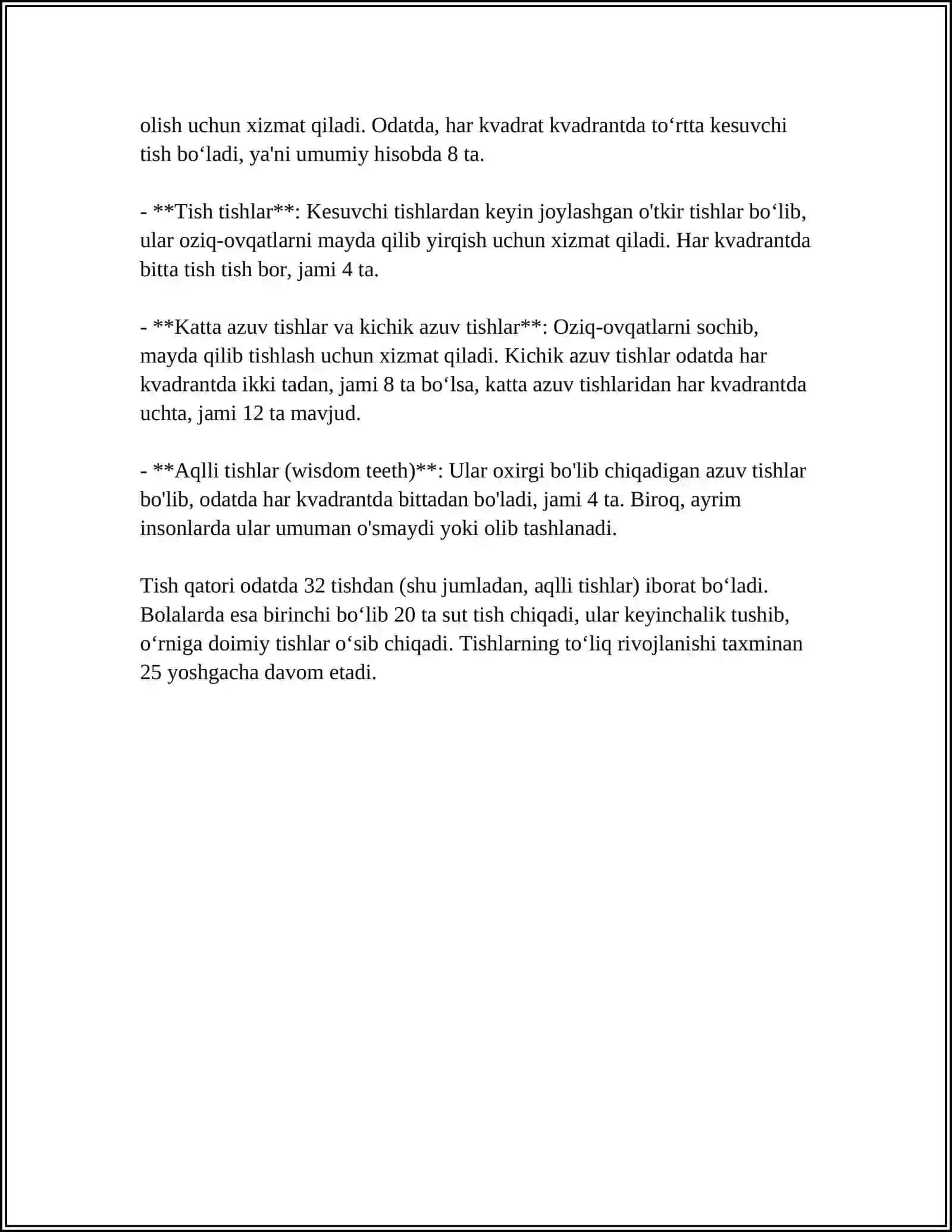 TISHLARNING VA CHPJBNING FUNKSIANAL ZÕRIQISHI 4