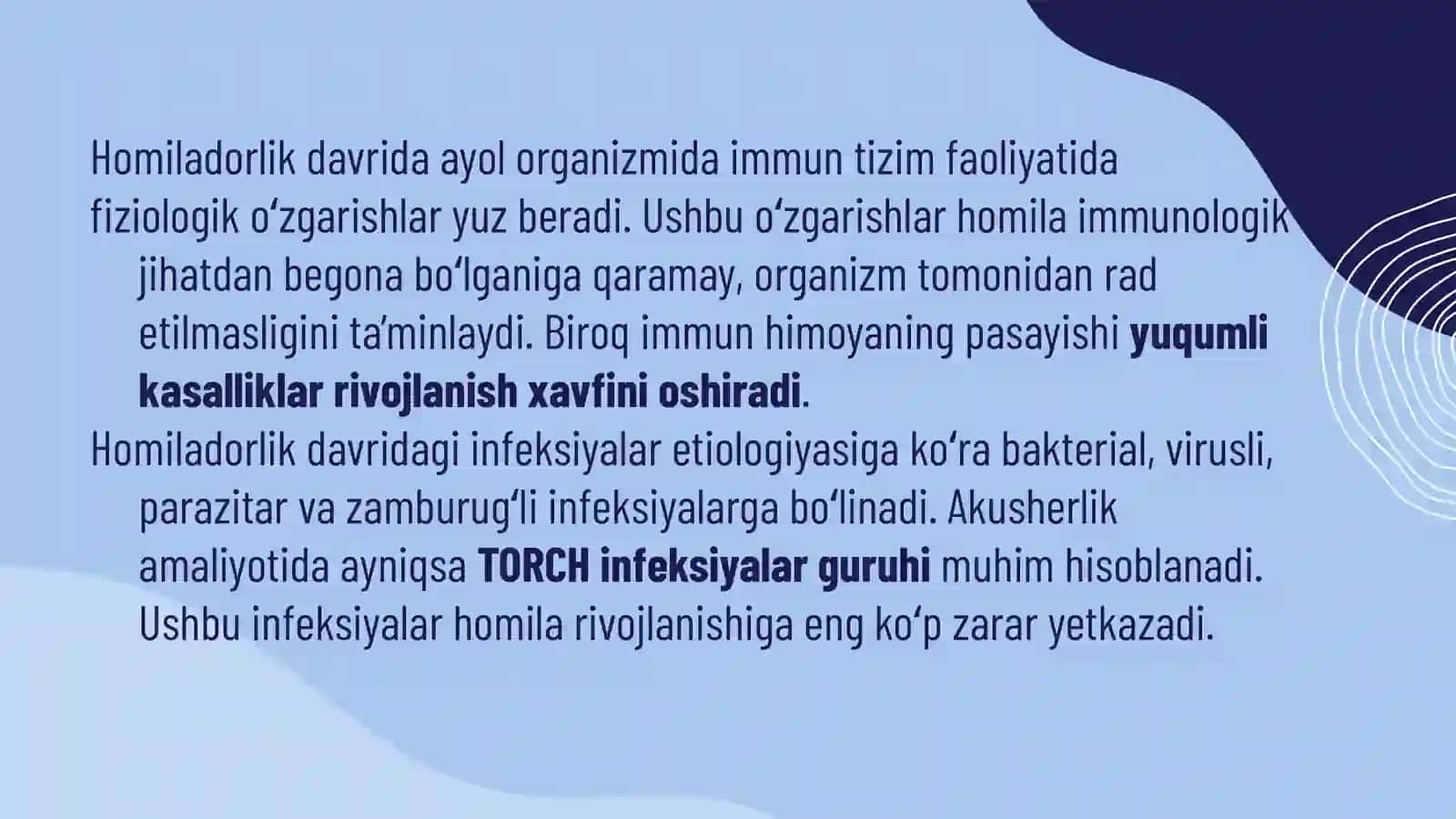 Homiladorlik, tug‘ruqvatug‘ruqdankeyingidavrinfeksiyalari 4