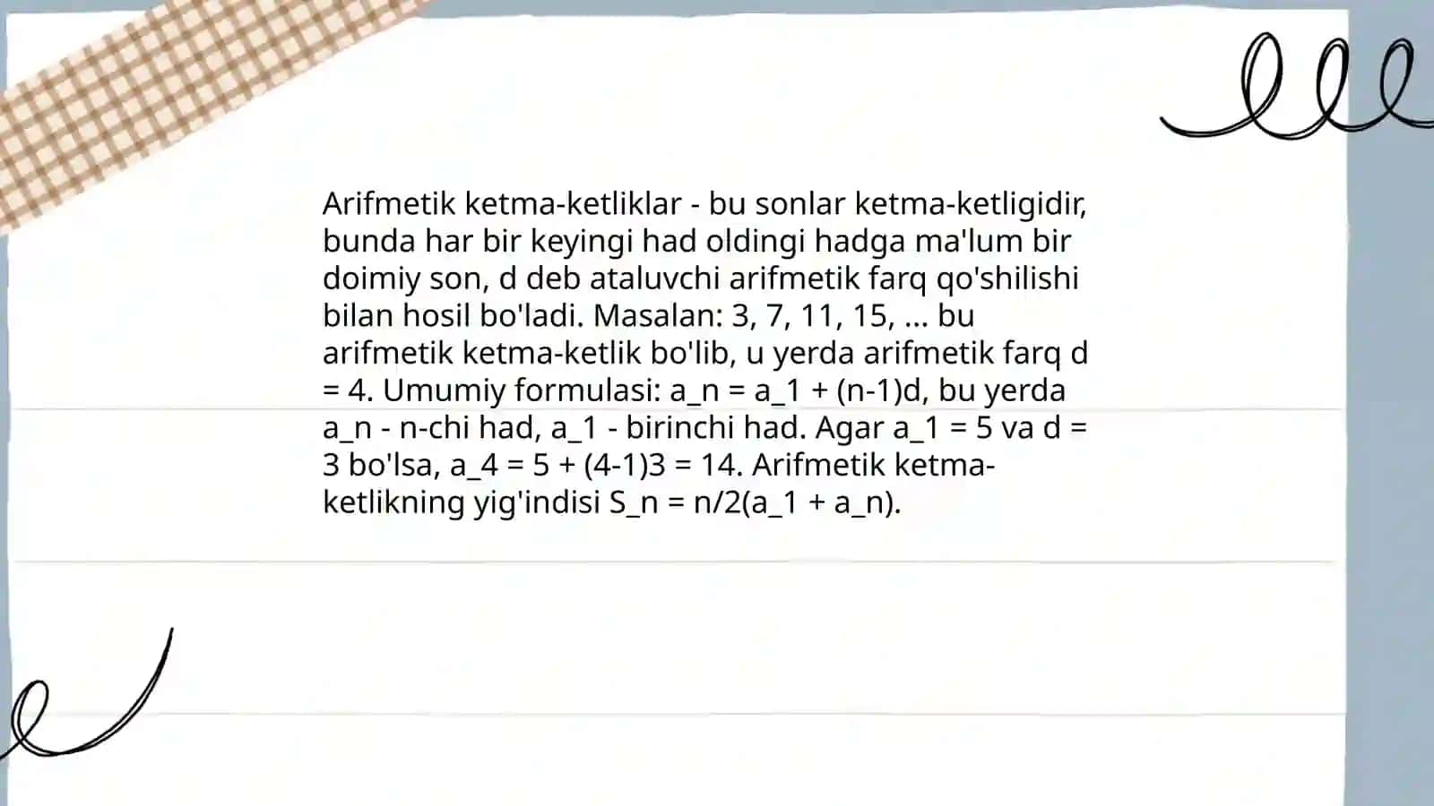 Sonli ketma-ketliklarni kombinatorika, ehtimollar nazariyasidagi tadbiqlari 4