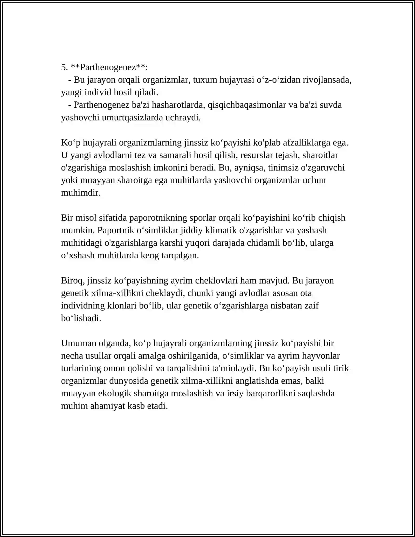 KOʻP HUJAYRALI ORGANIZMDAGI JINSSIZ VA JINSIY KOʻPAYISHNING XILLARI 4