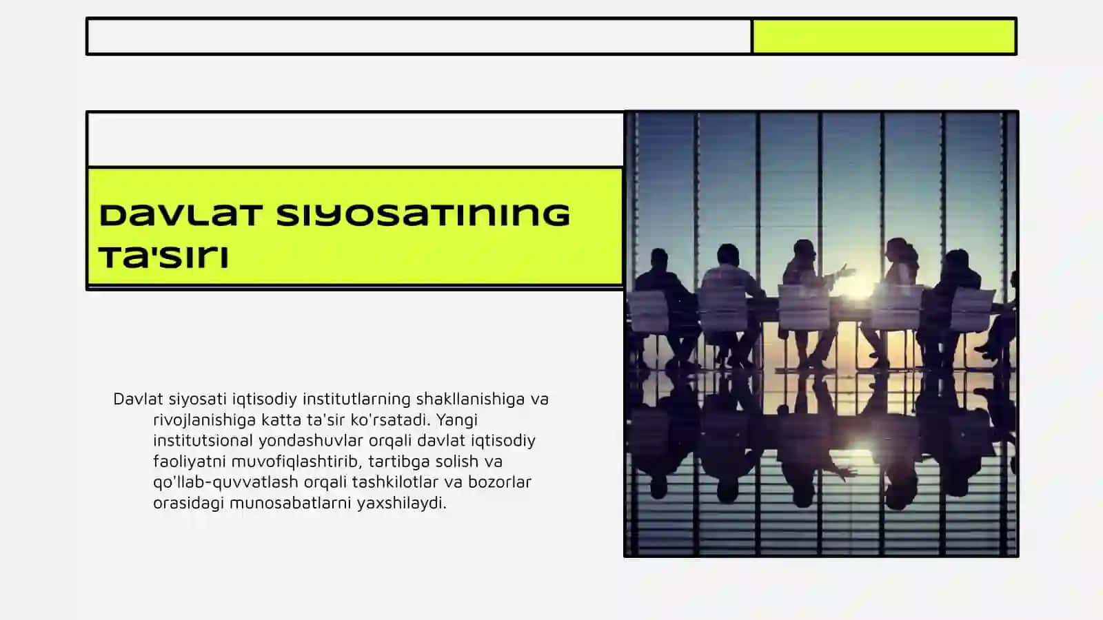 Institutsinal iqtisodiyotda davlatning roli: yangi institutsional yondashuvlar tahlili 4