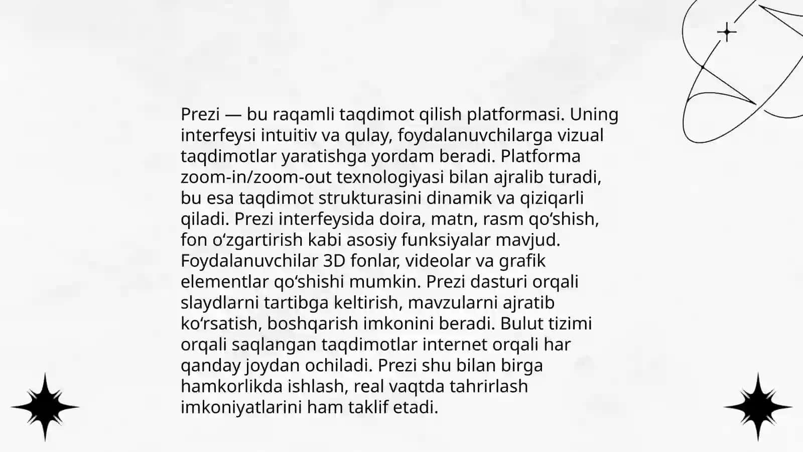 Zamonaviy taqdimot yaratish dasturlari(prezi) 4