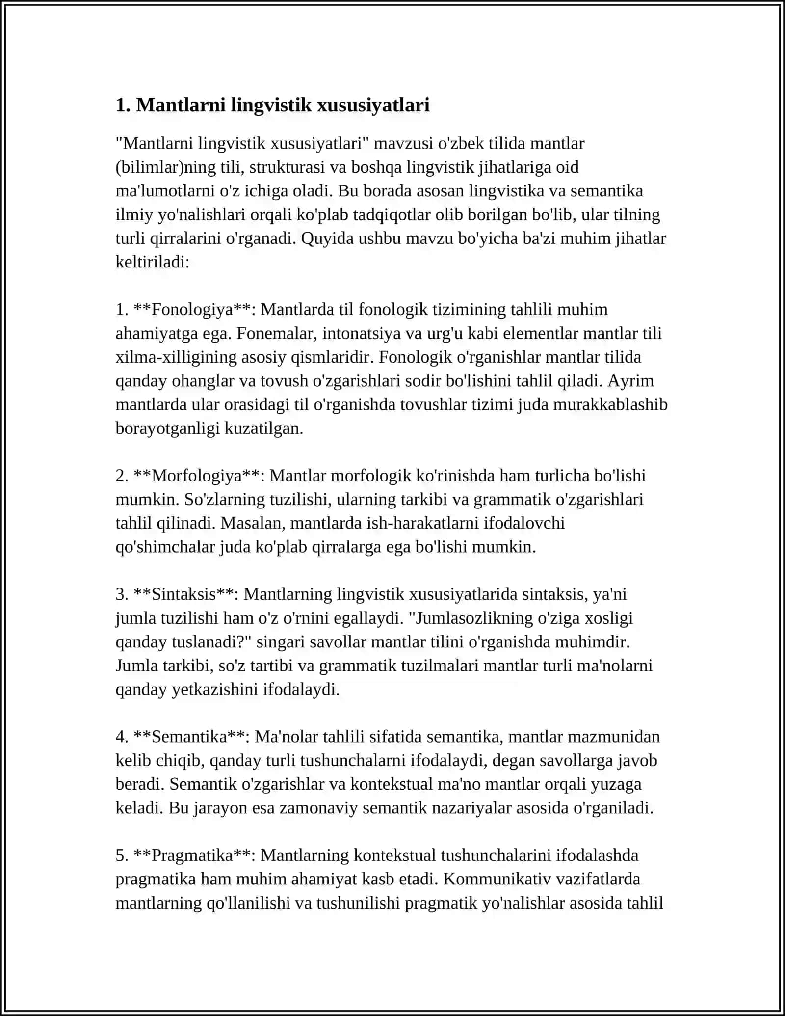 MANTLARNI IMLOVIY TAHLIL QILISH 4