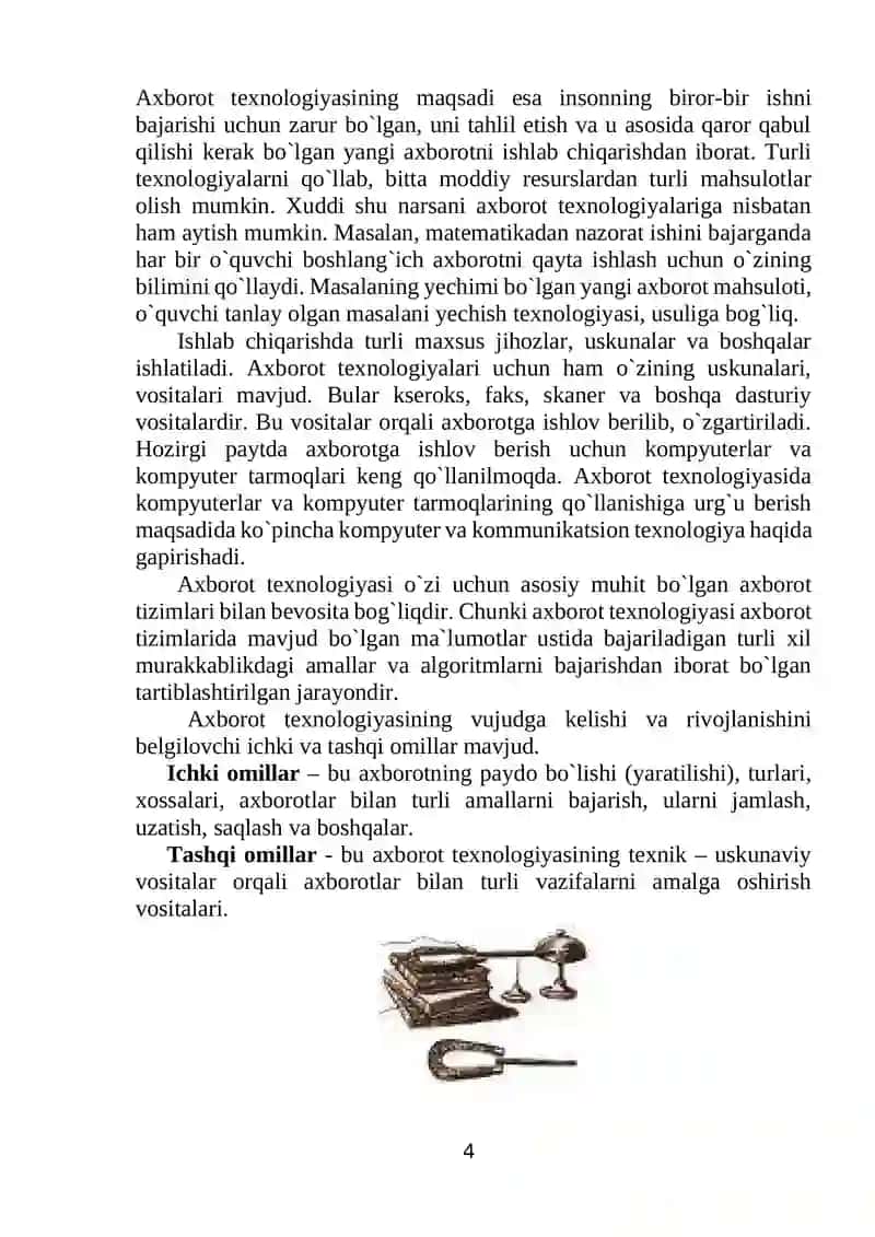 Texnik tizimlarda axborot texnologiyalari 4