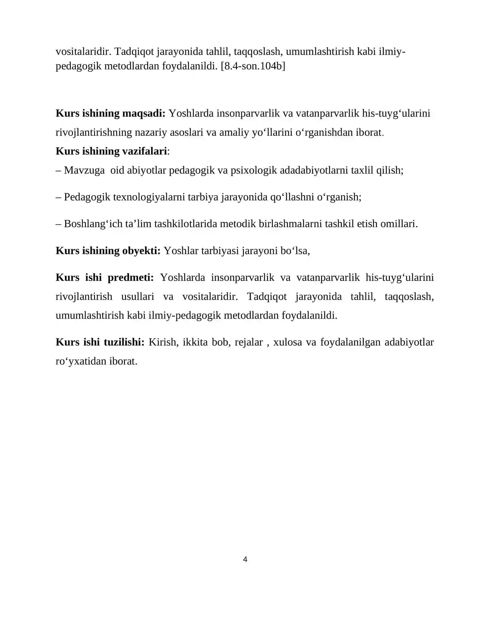 YOSHLARDA INSONPARVARLIK VA VATANPARVARLIK HIS TUYG‘ULARINI RIVOJLANTIRISH 4