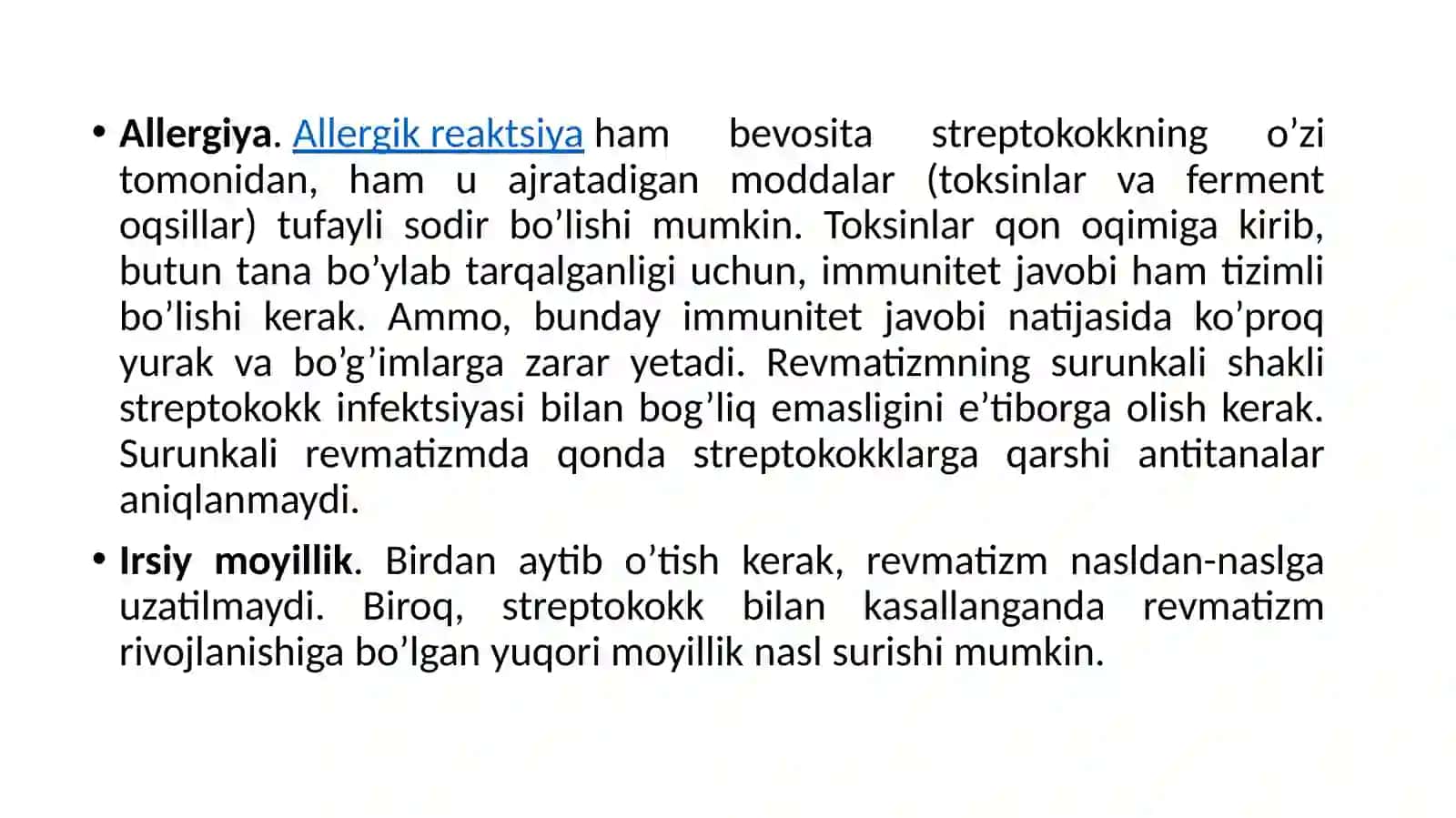 Revmatizm nima. Kasallik haqida umumiy ma’lumot 4