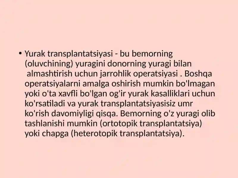 Yuraktransplantalogiyasi 4
