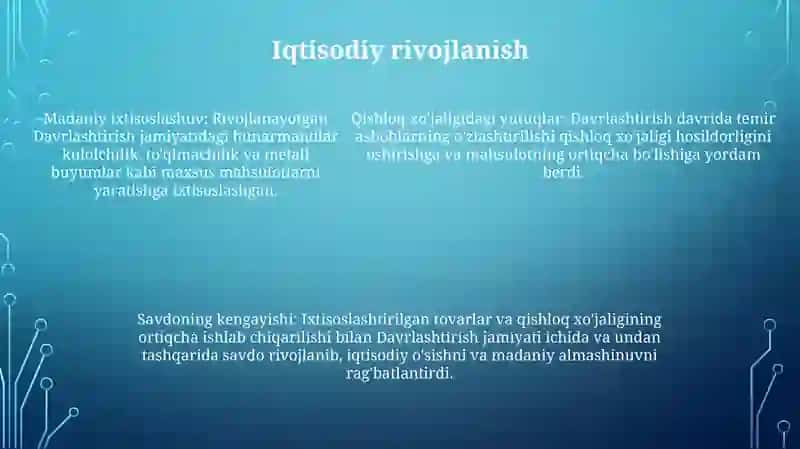 Davrlashtirish - Arxaik (Miloddan Avvalgi 753 - 367 Yillar) Davr 4