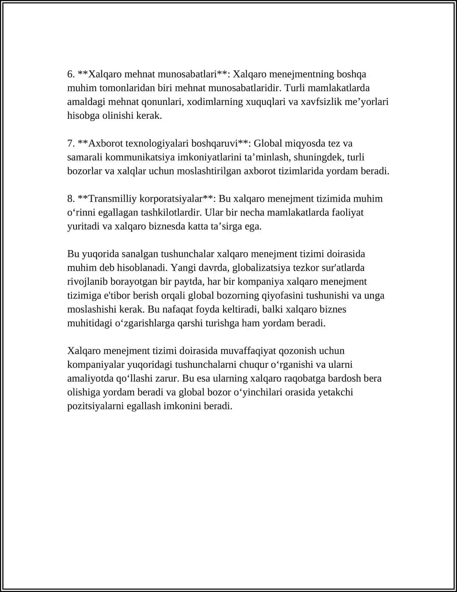 XALQARO MENEJMENT TIZIMIDA STRATEGIK ALYANSLARNI BOSHQARISH JARAYONI 4