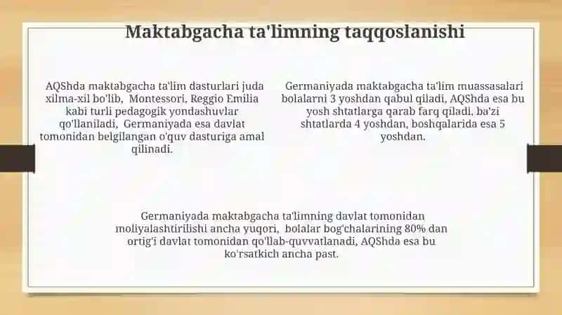 Ta'lim tizimlarining tuzilishi va mazmuni 4