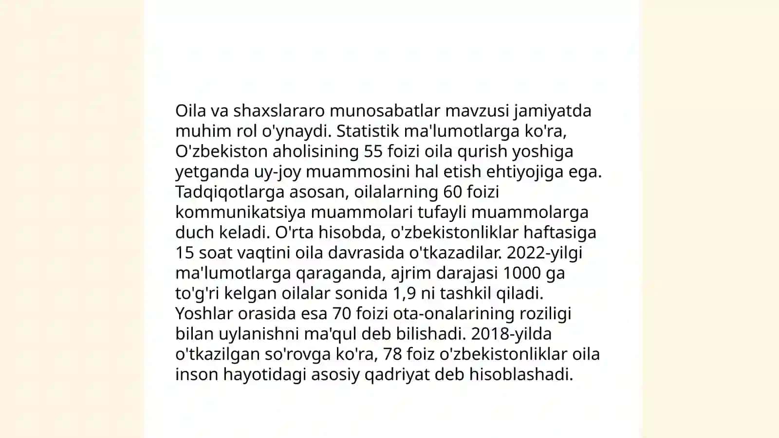 Shaxslararo munosabatlar va uning jamiyat madaniyatidagi o‘rni 4