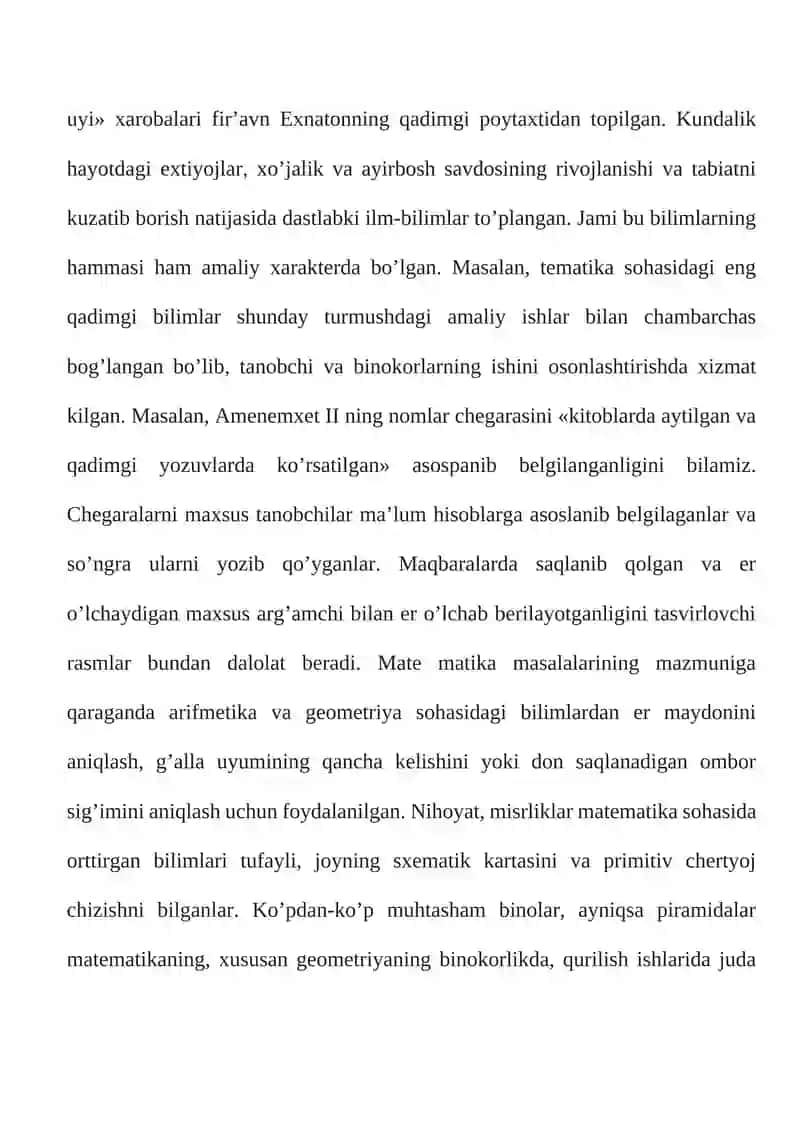 Qadimgi Misr fani va madaniyati 4