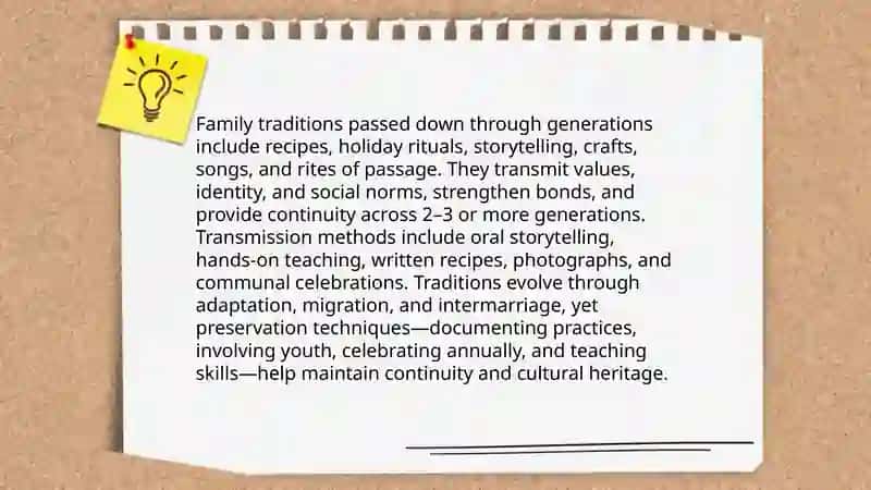 Generations: Family backgrounds 4